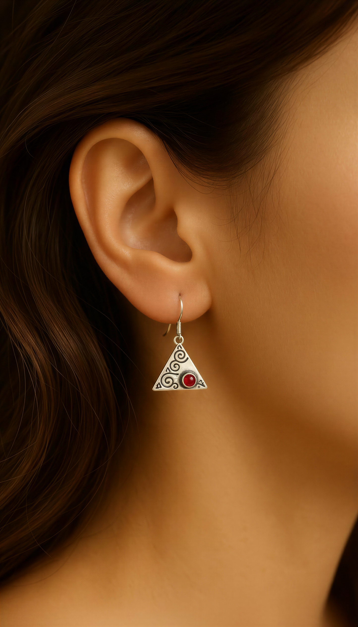 Crimson Nomad Earrings
