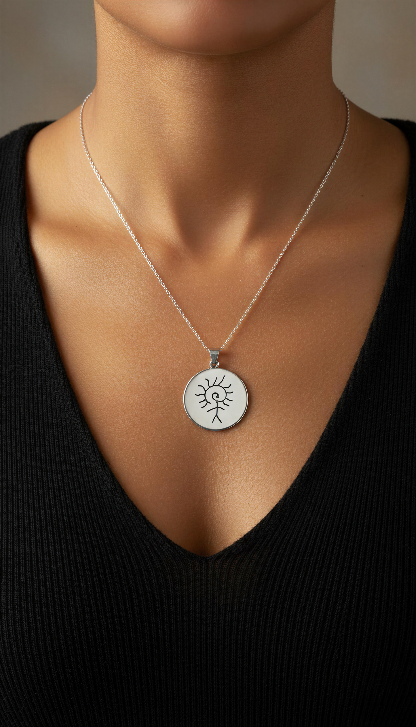 Sun of the Steppe pendant