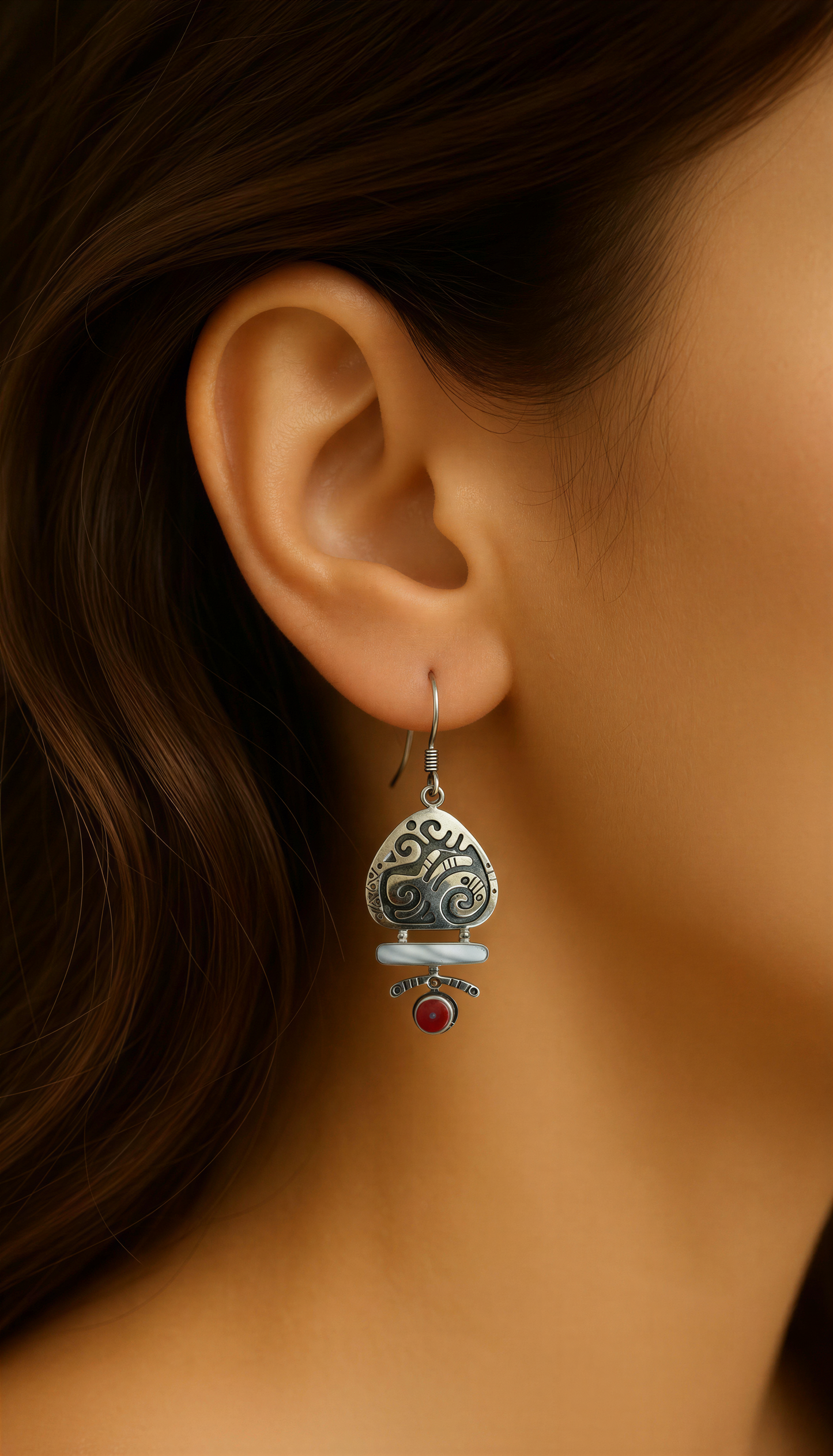 Kök Bala – Spirit of the Sky Trio Earrings