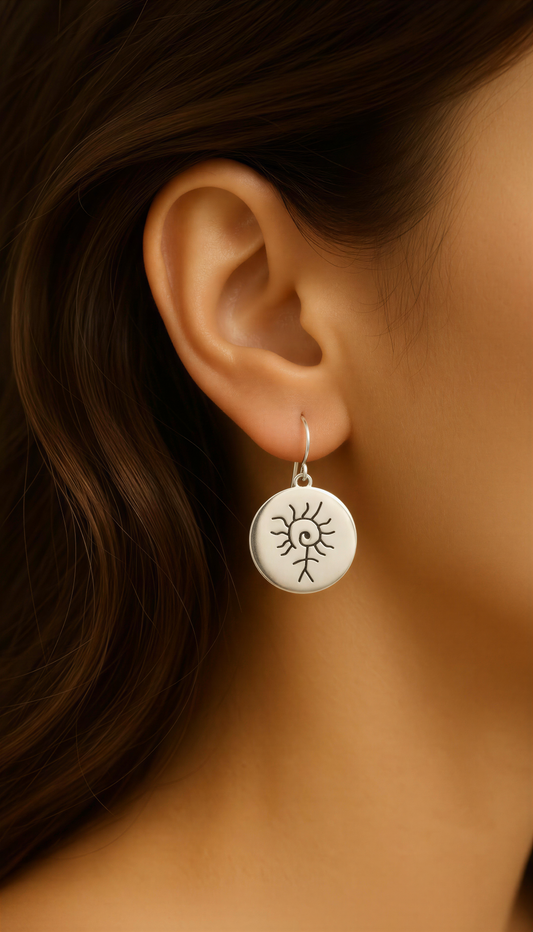 Sun of the Steppe earrings