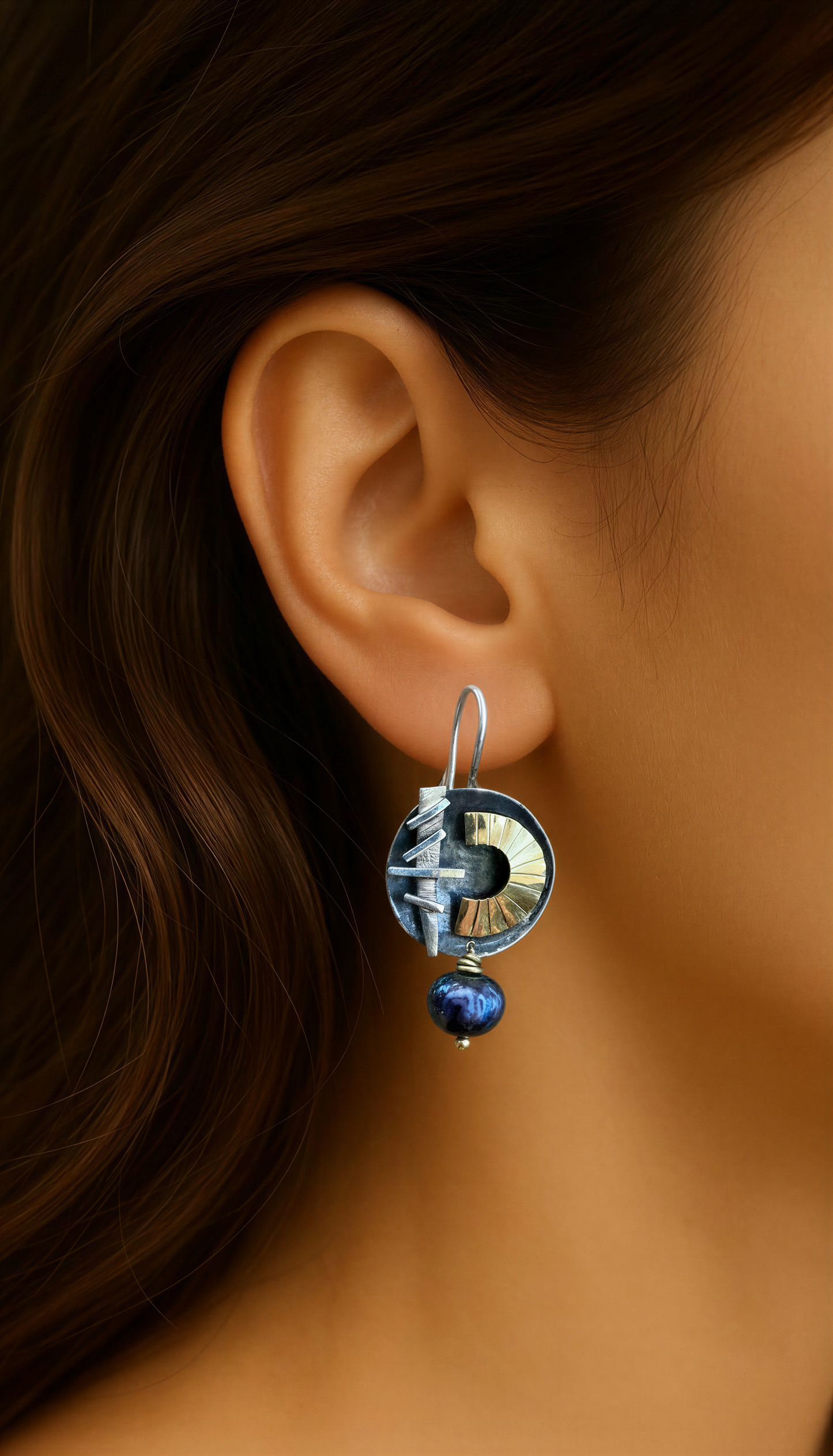 Midnight Orbit Earrings