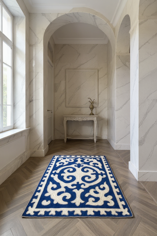 Traditional Central Asian Small Carpet