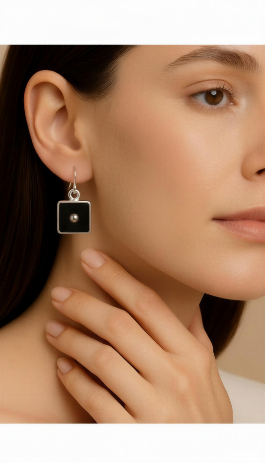 Qara Kub — The Modern Nomad Cube earrings
