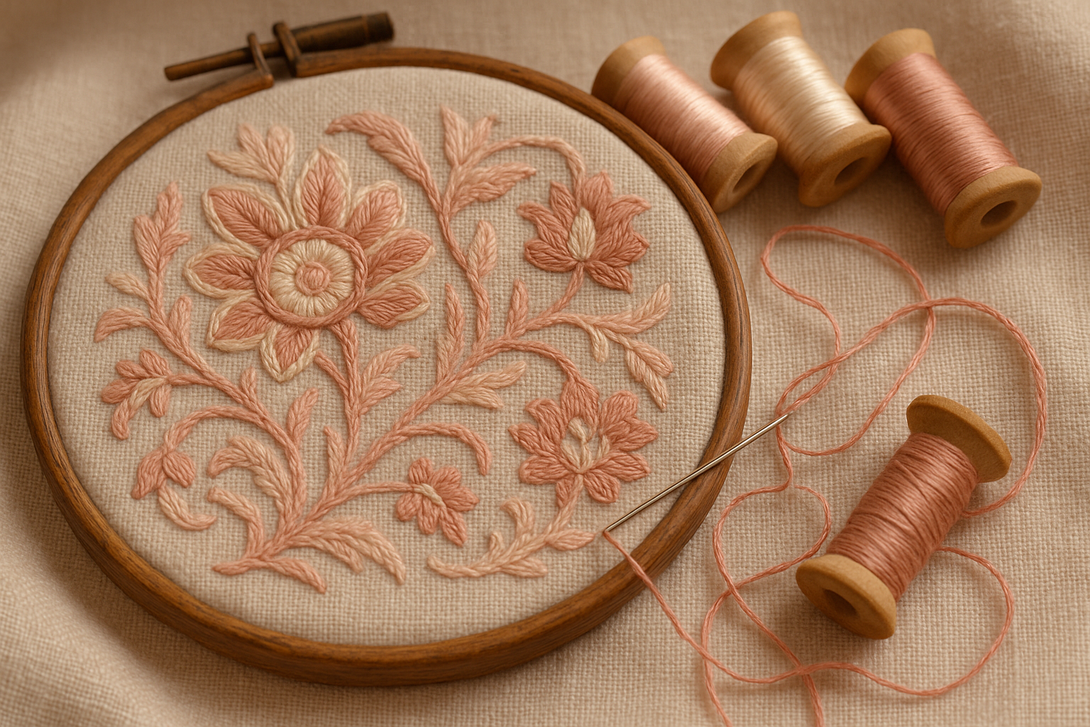 Traditional embroidery work